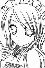 Maid Sama Misaki Ayuzawa Drawing Anime Fanpop Queeky Draw sketch template