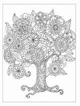 Coloring Pages Detailed Flowers Beautiful Book Flower Books Floral Designs Preview Colouring Tree Hobbit Issuu sketch template