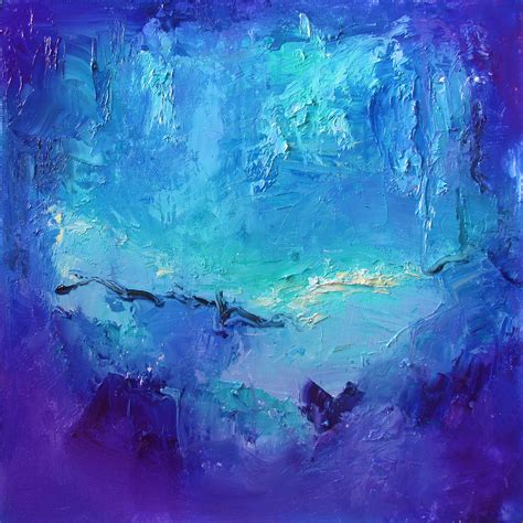 extra large abstract blue paintings  canvas modern fine art etsy