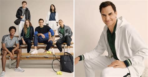 roger federer     uniqlo collection  jw anderson