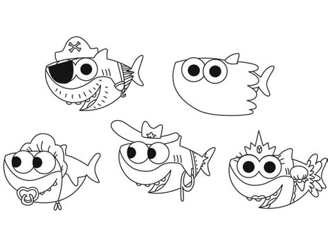 baby shark song coloring pages  hd coloring pages printable