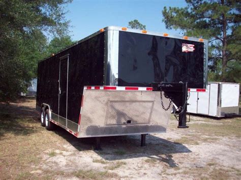 gooseneck enclosed trailer   gn dexter torsions cargo car