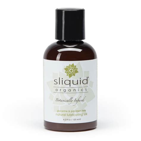sliquid organics natural silk lubricant 125ml at lovehoney