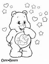 Care Bear Coloring Bears Pages Bedtime Värityskuva Colour Drawing Sweet Väritystehtäviä Väritys Dreams Disney Värityskirjat Kortti Kunst Taide Printable Activity sketch template