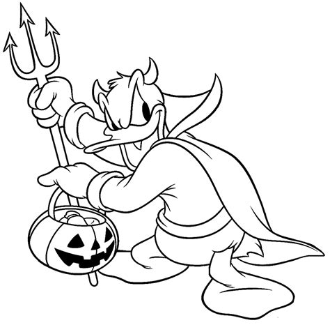 printable disney halloween coloring pages