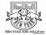 Coloring Bull Red Pages Soccer Logo Chivas Team Cool Bulls York Color City Skyline Sheets Chicago Drawing Futbol Kids Mls sketch template