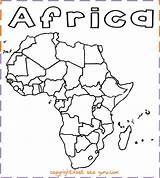 Africa Coloring Map Printable Pages Print Kids African Color Countries Worksheets Board South Sheet Fastseoguru Kid Sheets Getcolorings Geography Save sketch template