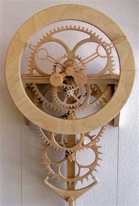 woodworking plans wooden clock plans  cnc  plans