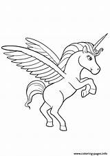 Unicorn A4 Fly Coloring Ready Pages Printable sketch template