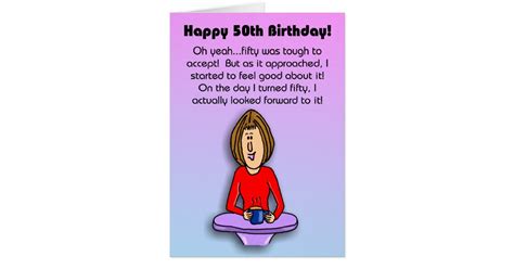 Funny Birthday Card Celebrating 50th Birthday Card