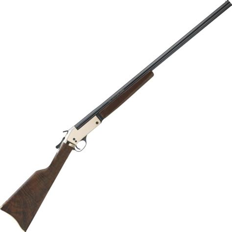 bullseye north henry single shot break action shotgun  gauge  barrel brass bead front