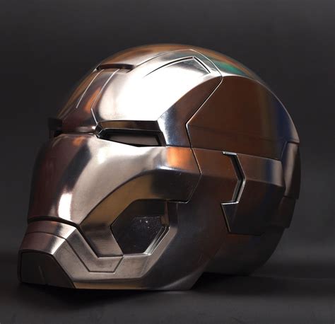 iron man  wearable alloy metal  mk mark helmet motorized