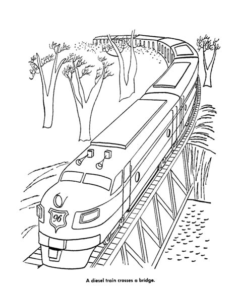 train coloring pages  print fcp