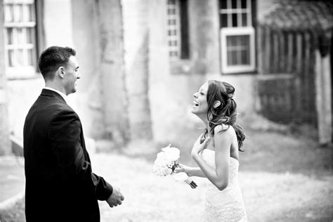 romantic  dramatic black  white wedding photography