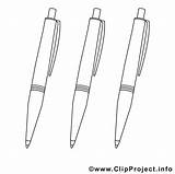 Kugelschreiber Pens Malvorlage Malvorlagenkostenlos Schule sketch template