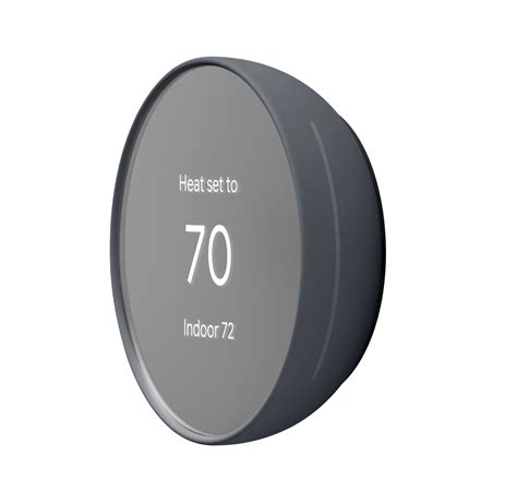 google nest thermostat  generation programmable smart wi fi thermostat  home charcoal