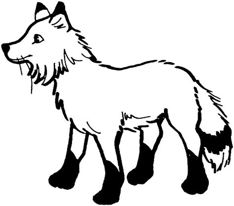 fox coloring page   fox coloring page png images