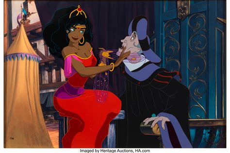 The Hunchback Of Notre Dame Esmeralda And Claude Frollo Employee Lot