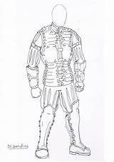 Brigandine Armour Deviantart License sketch template