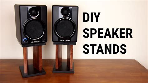 diy speaker stands youtube