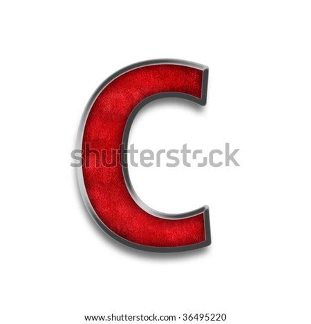 lowercase letter   red texture  silver outline stock photo  shutterstock
