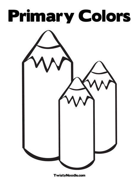 primary colors coloring page  twistynoodlecom coloring pages