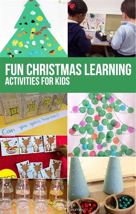 fun christmas learning activities  kids