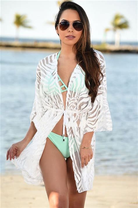 Hot Summer Women White Sexy Swimsuit Cover Up Online