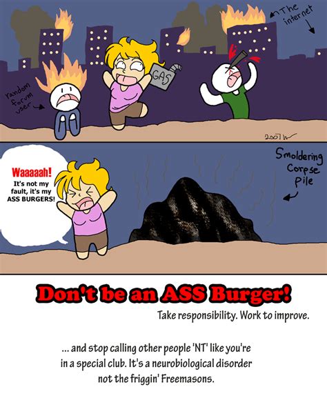 ass burgers vs aspergers by snowcalico on deviantart