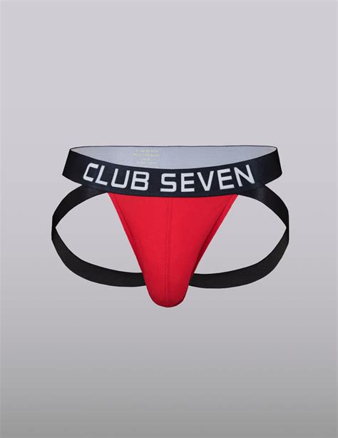 Mens Underwear Royal Red Jockstraps Club Seven Menswear