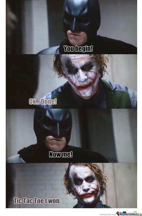 Batman Vs Joker By Recyclebin Meme Center