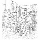 Coloring Grant War Civil Lee Pages Surfnetkids Generals American Top sketch template