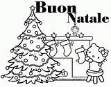 Coloring Italian Xmas Pages Popular sketch template