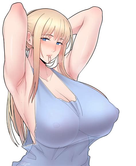 rule 34 1girls artist request big breasts blonde hair blue eyes blush