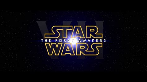 star wars episode vii  force awakens logo youtube