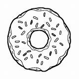 Donut Rosquilla Rosquillas sketch template