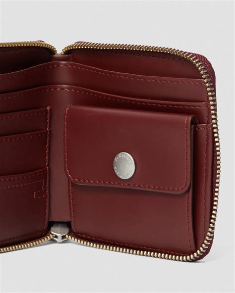 leather zip wallet dr martens