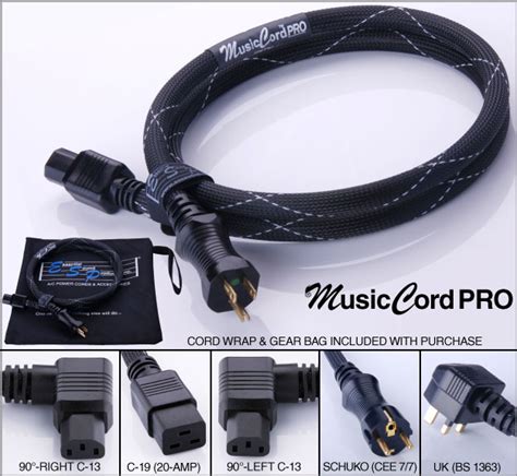 buy musiccord pro power cord purchase audio power cable