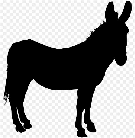 donkey silhouette png  png images toppng