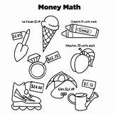 Money Coloring Pages Printable Math Color Kindergarten Momjunction Getcolorings Bank Toddler Getdrawings sketch template