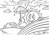 Wetter Malvorlage Malvorlagen Mewarnai Ausmalen Sketsa Ausmalbild Kostenlos Ausdrucken Drucken Kindgerechte Filzstifte sketch template
