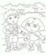 Diego Dora Coloring Pages Explorer Go Kids Printable Print Color Chargers San Funny Sheets Colouring Getcolorings Choose Board Angeles Los sketch template
