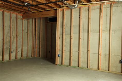 basement wall framing  drywall installation basement finishing