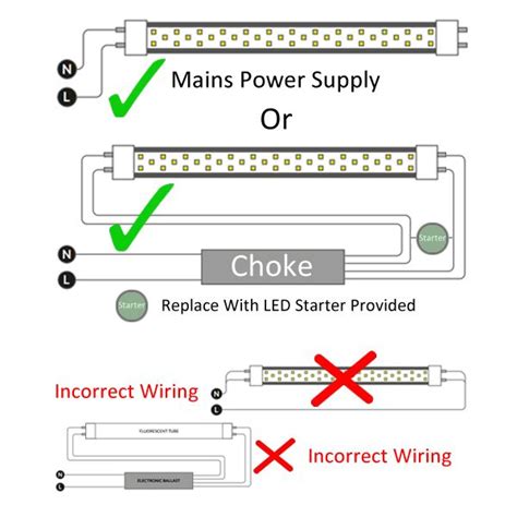 led fluorescent retrofit wiring diagram