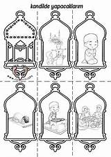 Kids Islam Coloring Crafts Ramadan Activities Patterns Flower Paper Boyama Pages Pillars Ages Oil Decor Lamps Puppets Islamic Shadow Tv sketch template