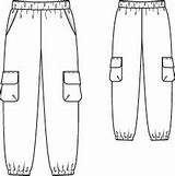 Cargo Pants Sewing Drawing Zeichnen Template Clothes Pattern Fashion Schnittmuster Patterns Men Sketches Mode Plus Size Zeichnung Technische Zum Besuchen sketch template