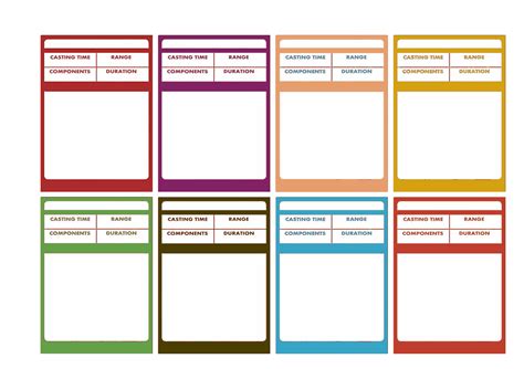 printable dnd spell cards