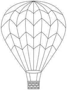hot air balloon basket coloring pages craft ideas pinterest hot