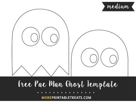 pac man ghost eyes template printable printable templates