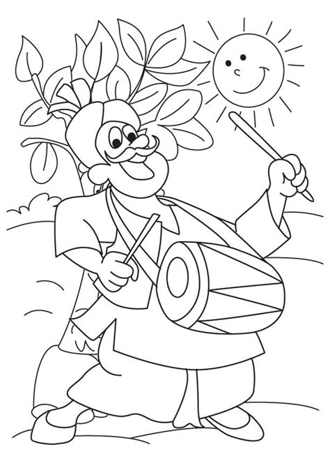 vaisakhi festival coloring page   vaisakhi festival